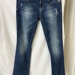 Miss Me Dark Blue Boot Cut Jeans